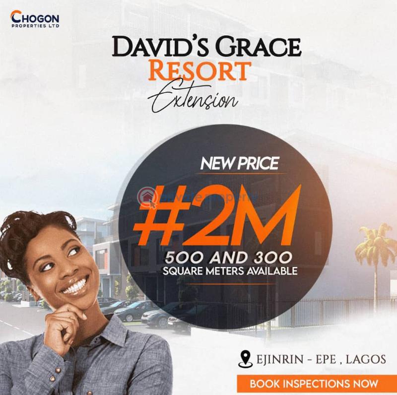 Land For Sale David's Grace Resorts Extension/grace Polytechnic Epe