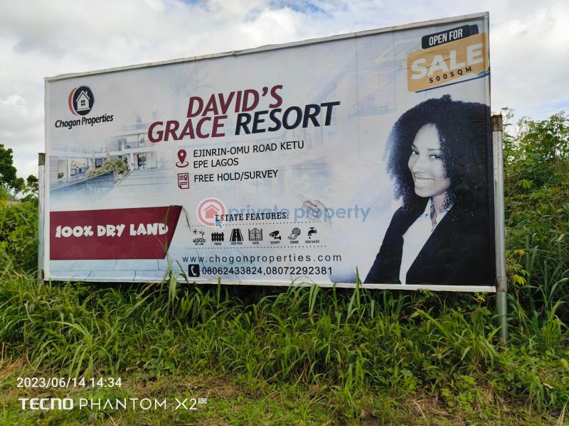 Land For Sale David's Grace Resorts Extension Beside Grace Polytechnic Epe Lagos - 9