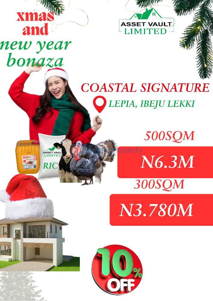 Residential Land For Sale Coastal Signature Selling On Promo Facing Lekki Epe Expressway, Ilamija Ibeju-Lekki Lagos