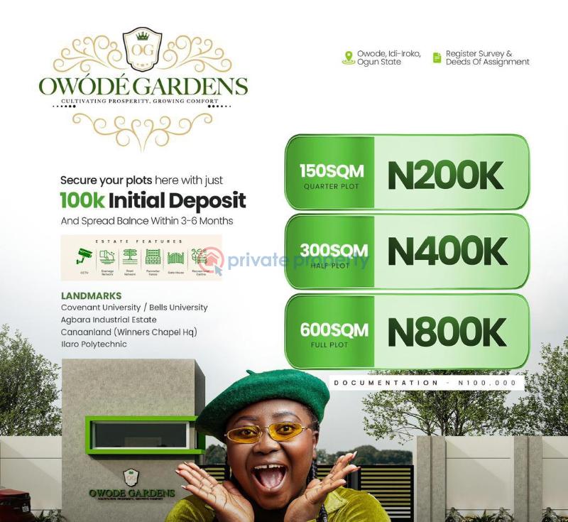 Residential Land For Sale Owode Ado Odo/Ota Ogun - 1