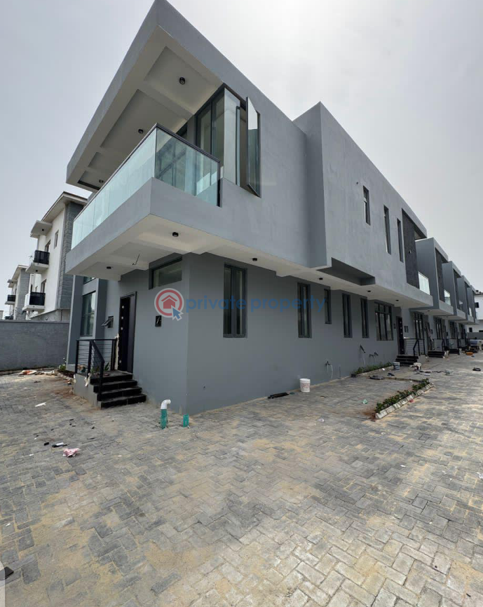 4 bedroom Terraced Duplex For Sale Lekki New Road Igbo Efon Lekki Lagos - 0