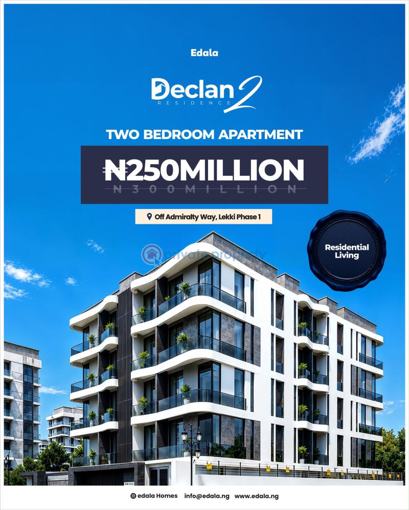 2 bedroom Block Of Flats For Sale Off Admiralty Way Lekki Phase 1 Lagos