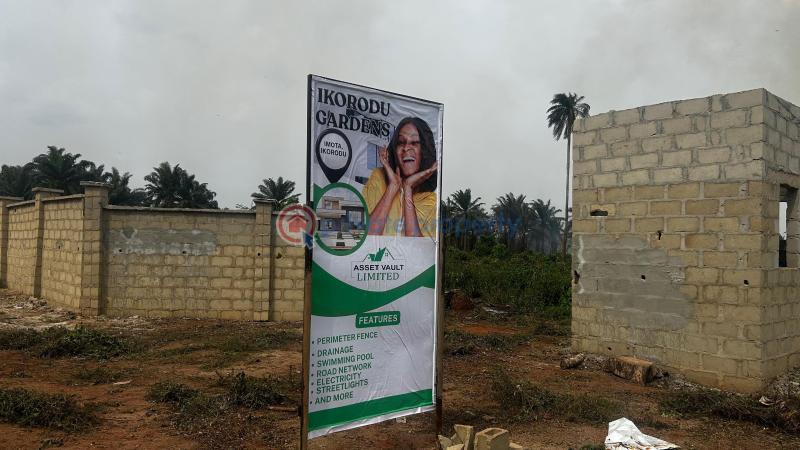 Residential Land For Sale Ikorodu Gardens Estate Located In Agbowa Axis, Ikorodu Imota Ogun area  - 1