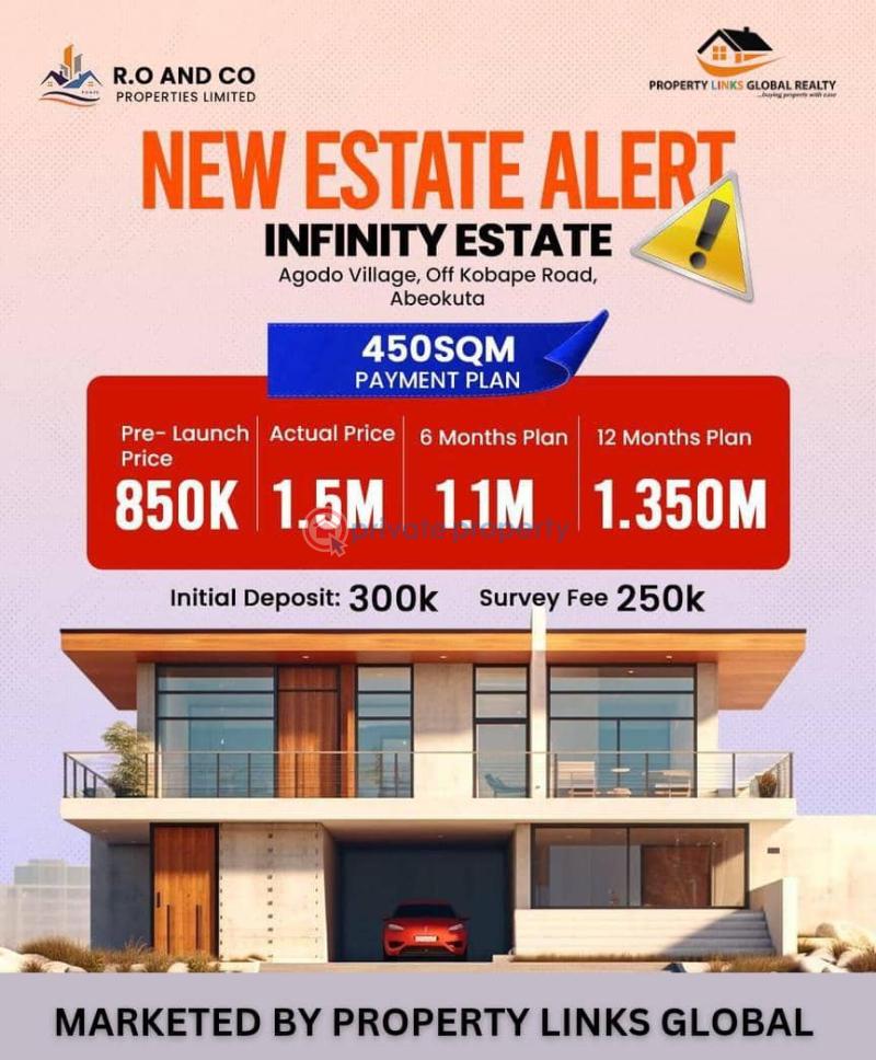 Mixed use Land For Sale Infinity Estate In Agodo Village, Off Kobape Road, Abeokuta Ogun - 3