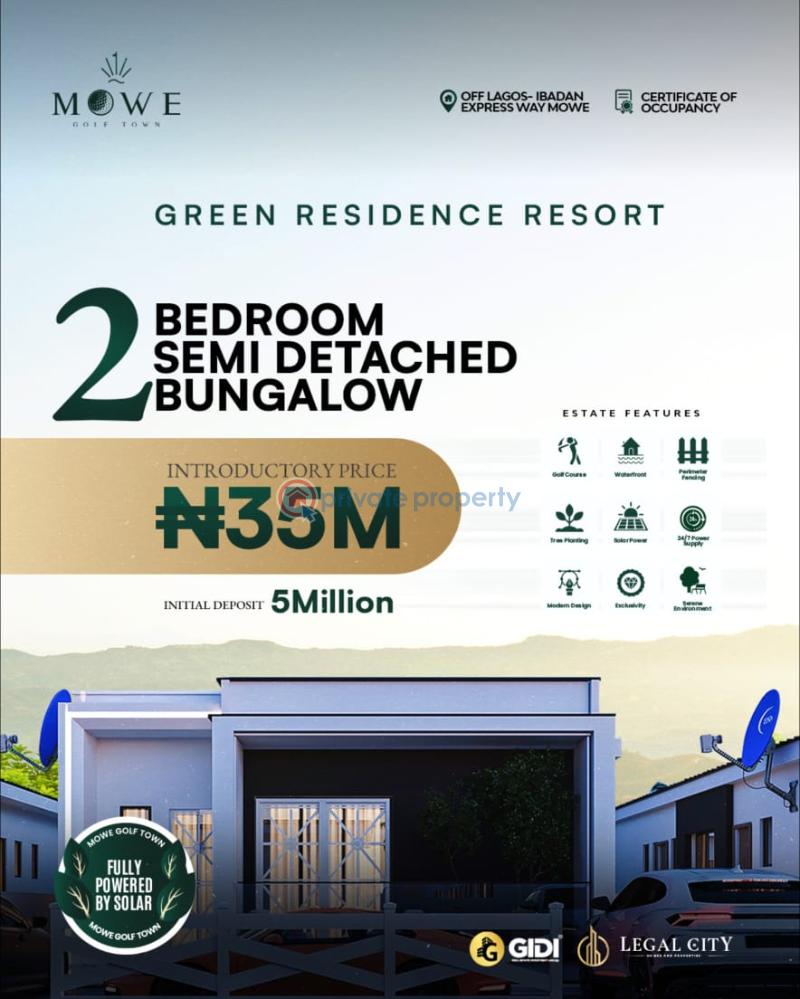 2 bedroom Block Of Flats For Sale Off Lagos Ibadan Expressway, Mowe. Mowe Ogun area 