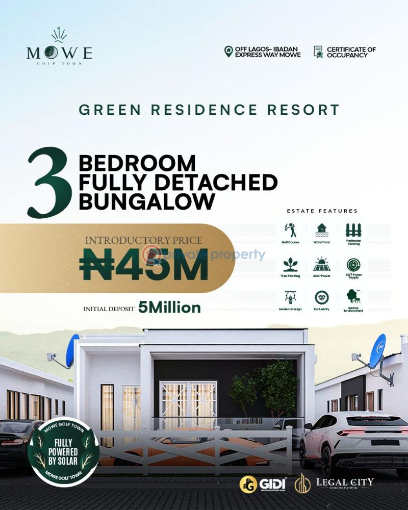 3 bedroom Detached Bungalow For Sale Mowe Ogun area  - 4