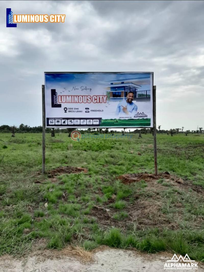 Land For Sale Luminous City Estate, Ibeju Lekki Is About 20 Minutes Drive From Dangote Refinery Lekki Deep Seaport And Free Trade Zone . Ibeju-Lekki Lagos - 8