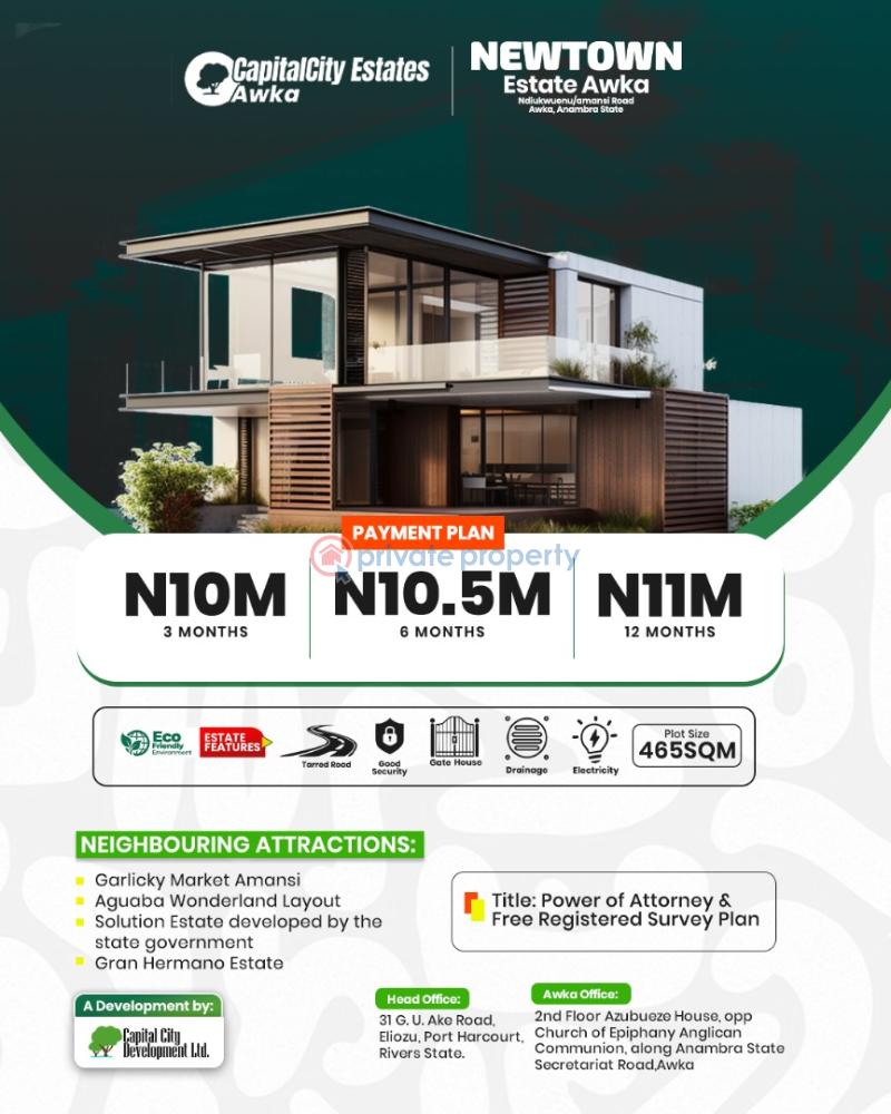 Land For Sale Awka South Anambra