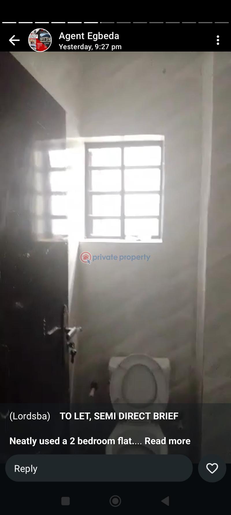 2 bedroom Block Of Flats For Rent At Foursquare Ashimolowo Axis Abesan Estate Ipaja Lagos - 1