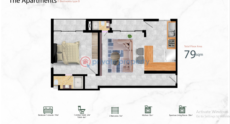 3 bedroom Block Of Flats For Sale Oniru Victoria Island Lagos - 7