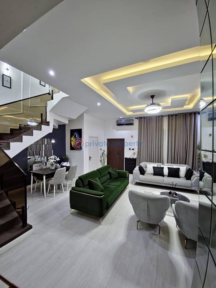 New 4/3 bedroom terrace duplex in ikota gra currently available for booking. - 1 4 bedroom Terraced Duplex Short let Ikota Lekki Lagos - 1