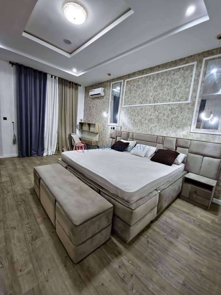 New 4/3 bedroom terrace duplex in ikota gra currently available for booking. - 9 4 bedroom Terraced Duplex Short let Ikota Lekki Lagos - 9