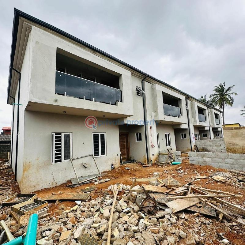 4 bedroom Semi detached Duplex For Sale Estate Dopemu Cement Close To Ikeja Akowonjo Alimosho Lagos - 0