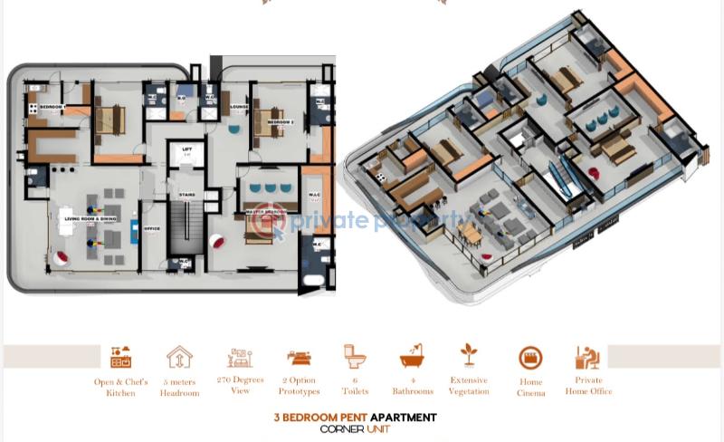 2 bedroom Flat & Apartment For Sale Lekki Phase 1 Lagos - 5