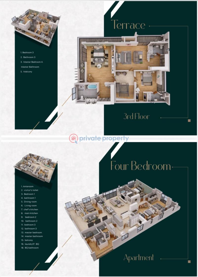 4 bedroom Flat & Apartment For Sale Old Ikoyi Lagos - 6