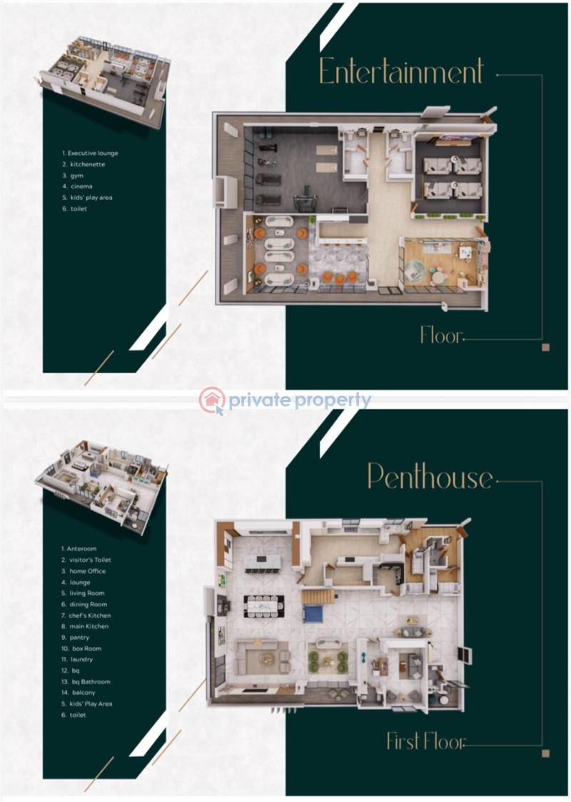 4 bedroom Flat & Apartment For Sale Old Ikoyi Lagos - 5
