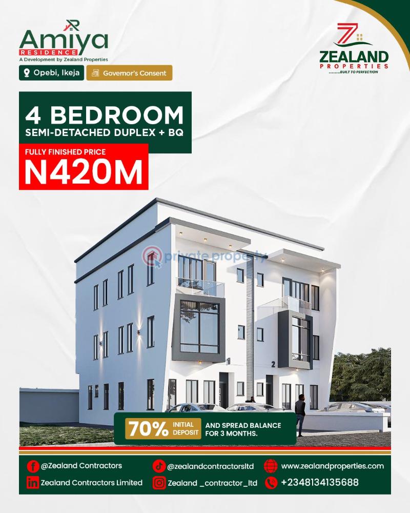 5 bedroom Semi detached Duplex For Sale Allen Rounds About, Ikeja Computer Village, 10 Minutes To Mma2, 15 Minutes To Alausa Secretariat. Allen Avenue Ikeja Lagos - 0