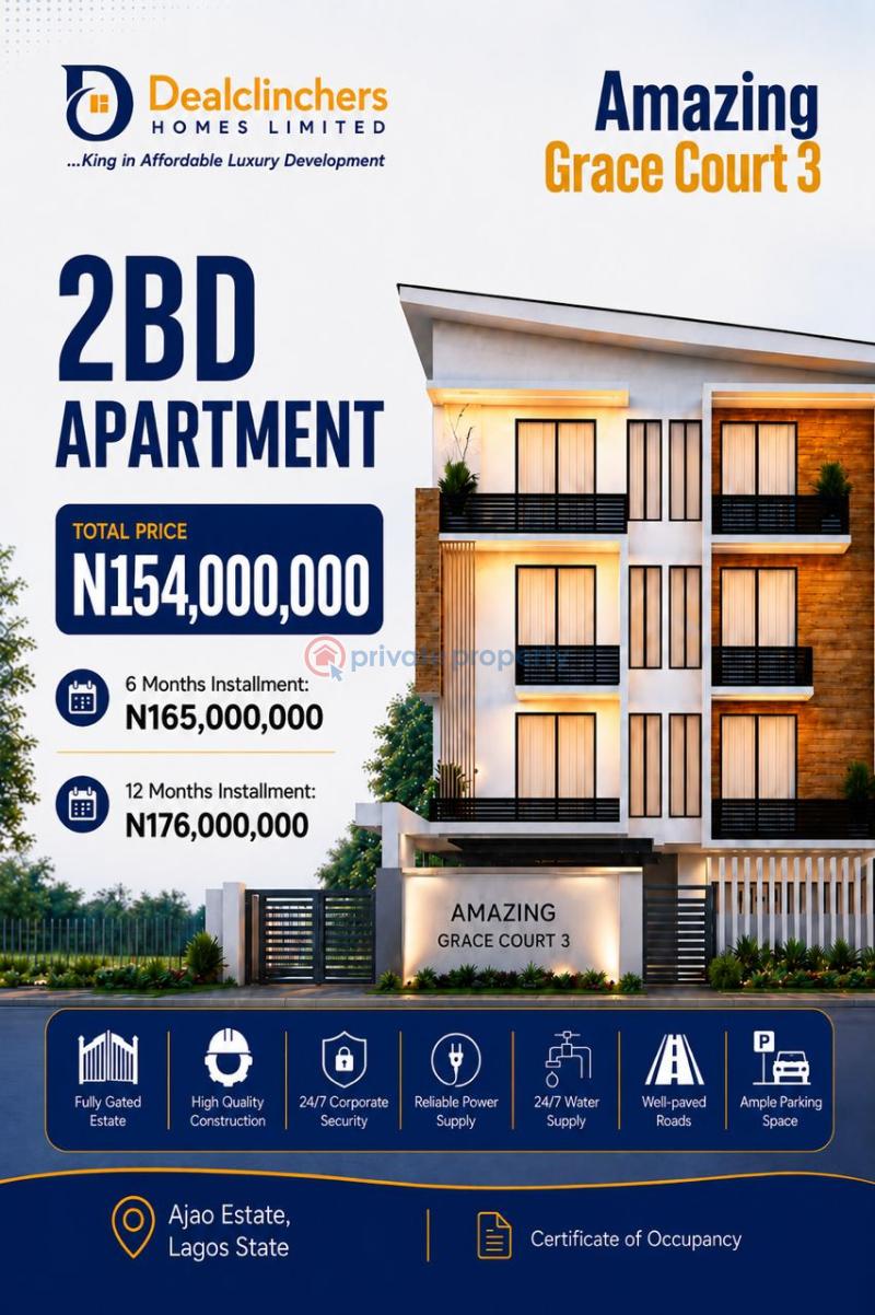 2 bedroom Block Of Flats For Sale Ajao Estate Isolo Lagos - 0