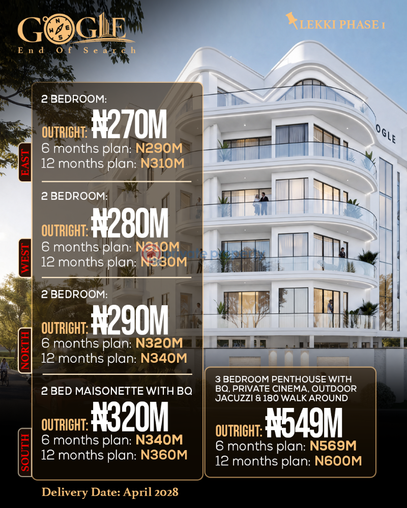 2 bedroom Block Of Flats For Sale Lekki Phase 1 Lagos - 3