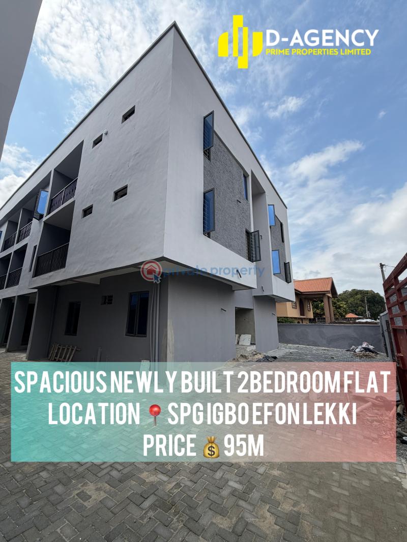 2 bedroom Block Of Flats For Sale Spg Road Igbo Efon Lekki Lagos - 0