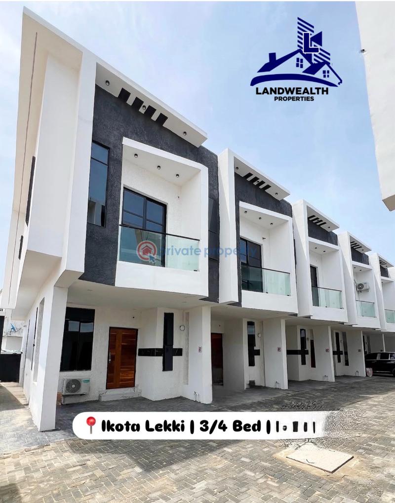 4 bedroom Terraced Duplex For Sale Secure Estate At Ikota Lekki Ikota Lekki Lagos - 0