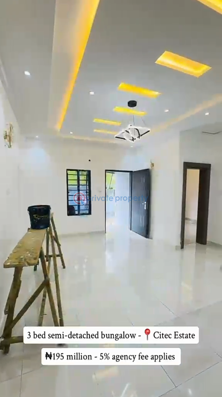 3 bedroom Semi detached Bungalow For Sale Citec Estate By Airport Road Abuja Jabi Abuja Phase 2  - 5