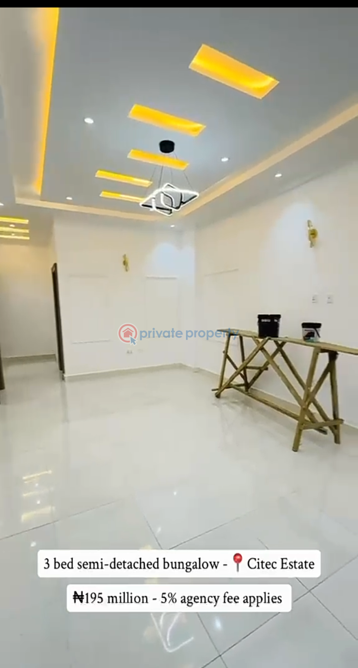 3 bedroom Semi detached Bungalow For Sale Citec Estate By Airport Road Abuja Jabi Abuja Phase 2  - 6