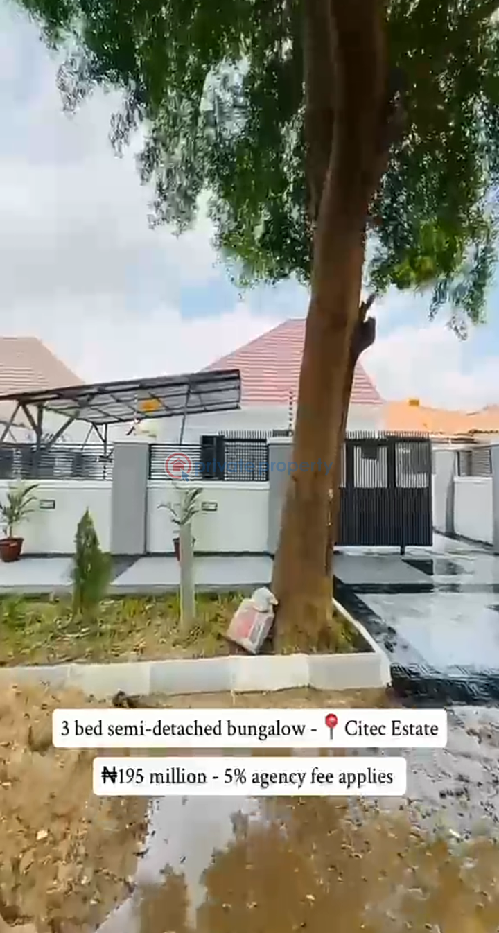 3 bedroom Semi detached Bungalow For Sale Citec Estate By Airport Road Abuja Jabi Abuja Phase 2  - 4