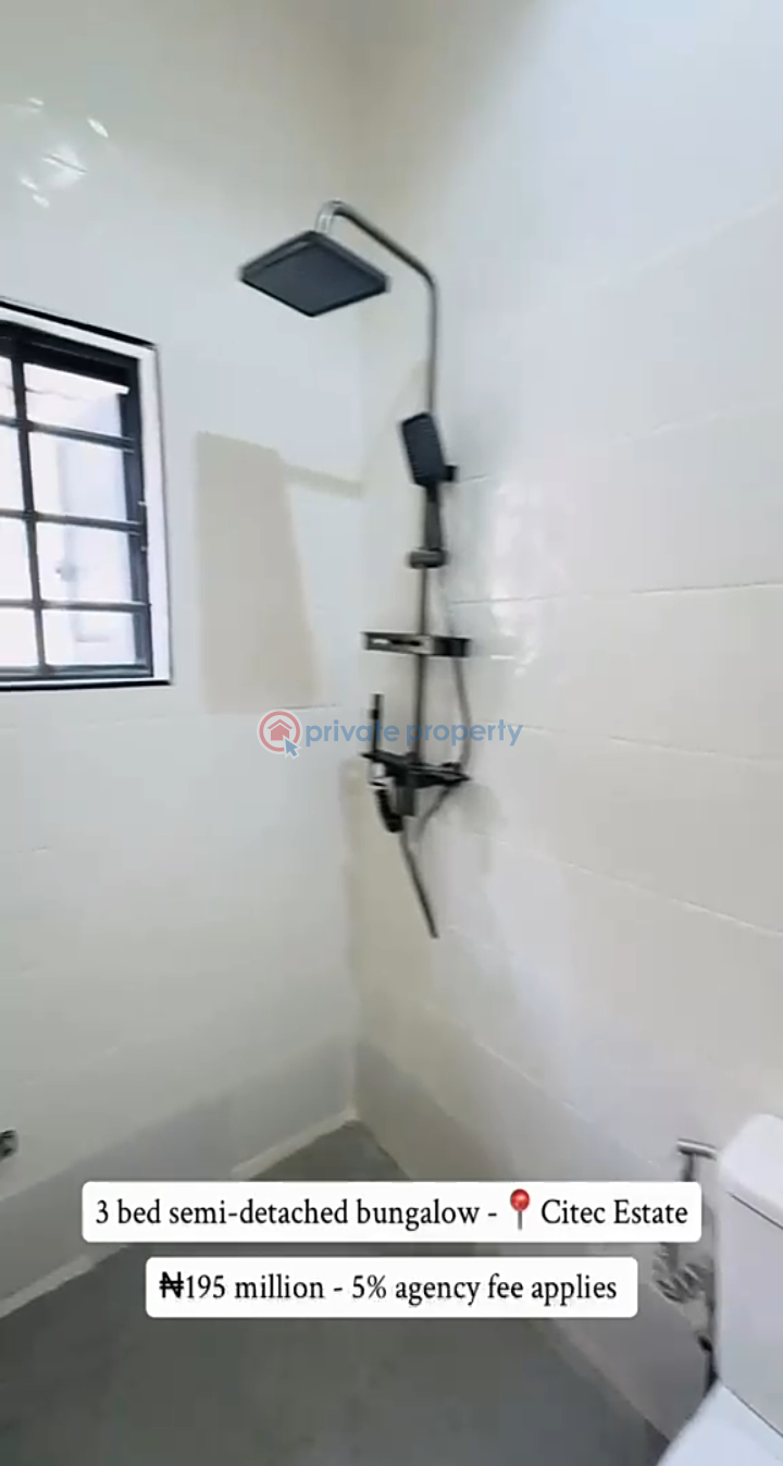 3 bedroom Semi detached Bungalow For Sale Citec Estate By Airport Road Abuja Jabi Abuja Phase 2  - 2