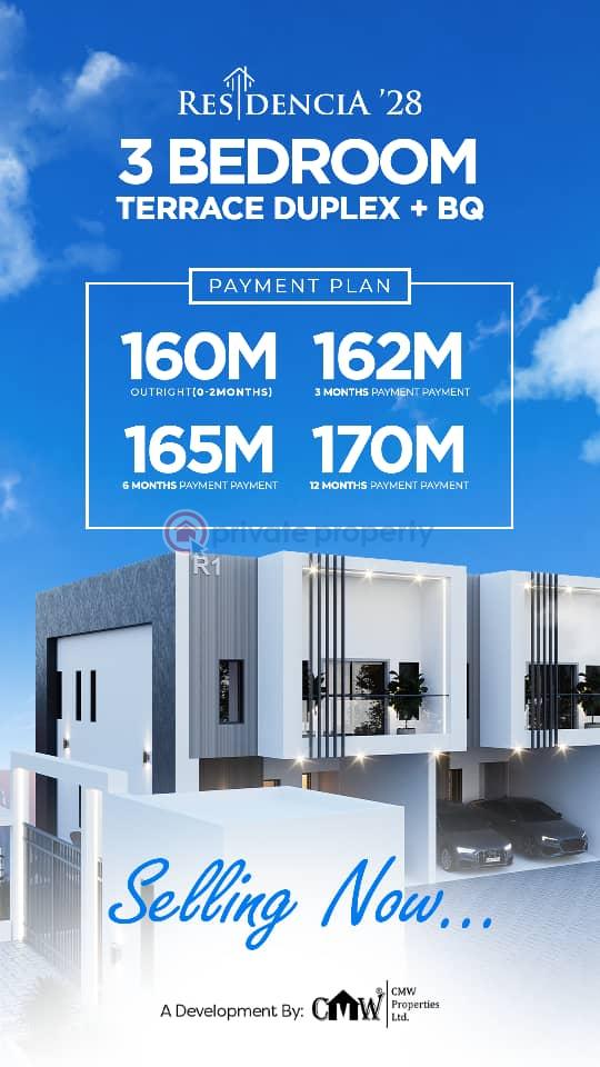 3 bedroom Terraced Duplex For Sale Residencia 28 Lekki Phase 2 Lagos - 4