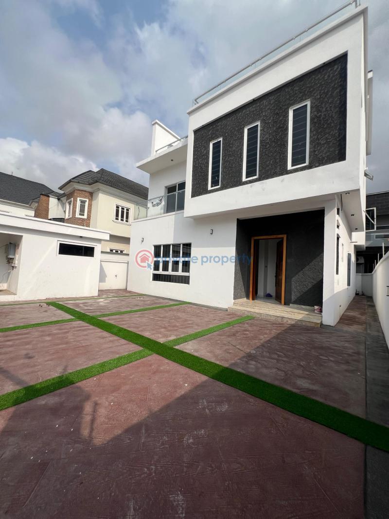 Newly built 4 bed duplex with 1 study room - 1 4 bedroom Detached Duplex For Sale Oral Estate Lekki Lagos - 1