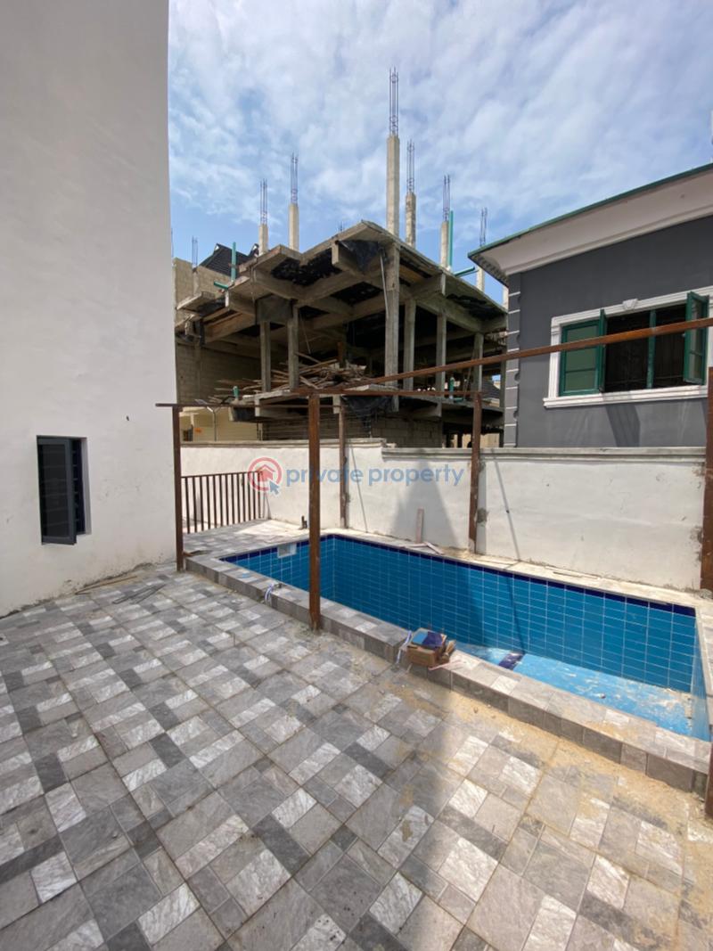 Newly built. 4 bed semi detached duplex with 1bq - 1 4 bedroom Semi detached Duplex For Sale New Road Lekki Expressway Lagos - 1