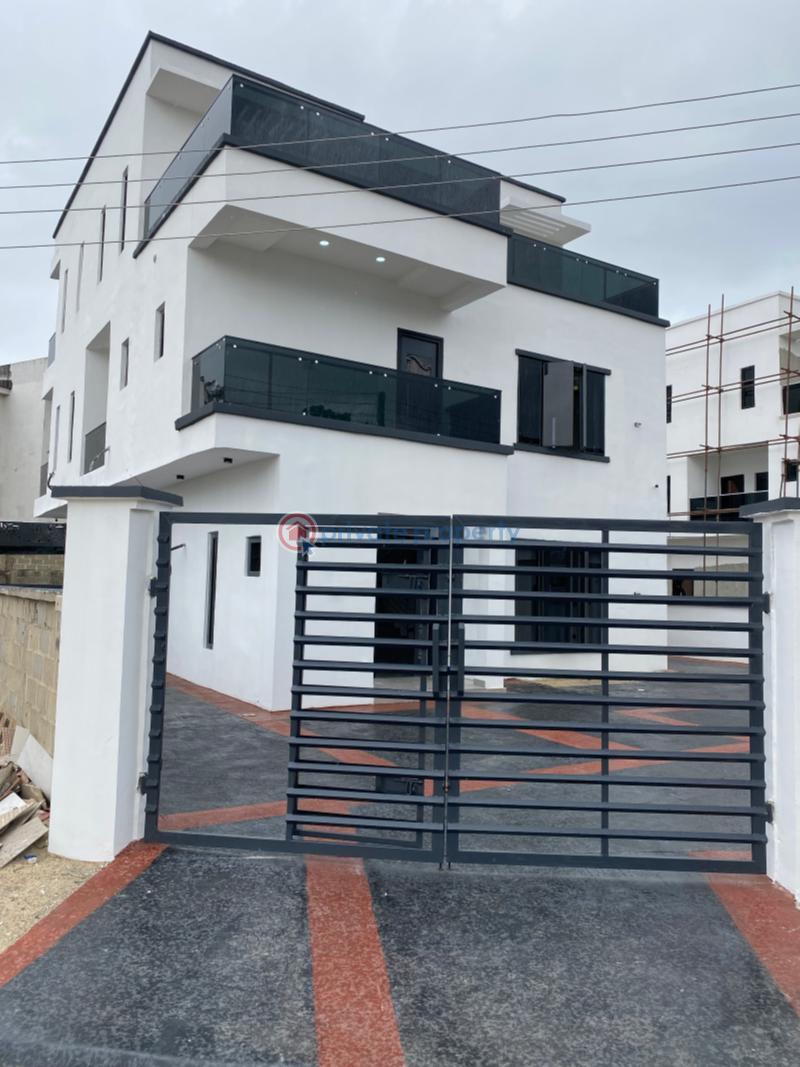 Newly built 4 bed smart duplex in a gated estate - 1 4 bedroom Detached Duplex For Sale Osapa London Lekki Lagos - 1