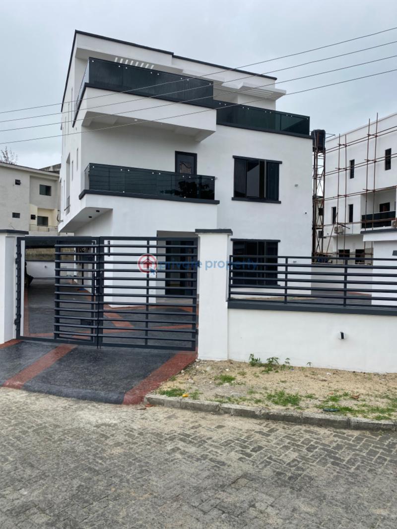 Newly built 4 bed smart duplex in a gated estate - 4 4 bedroom Detached Duplex For Sale Osapa London Lekki Lagos - 4