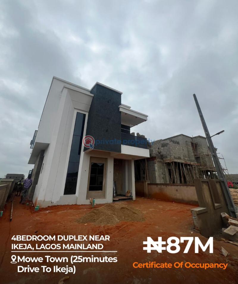 4 bedroom Detached Duplex For Sale Bluestone Estate Mowe Ogun area  - 0