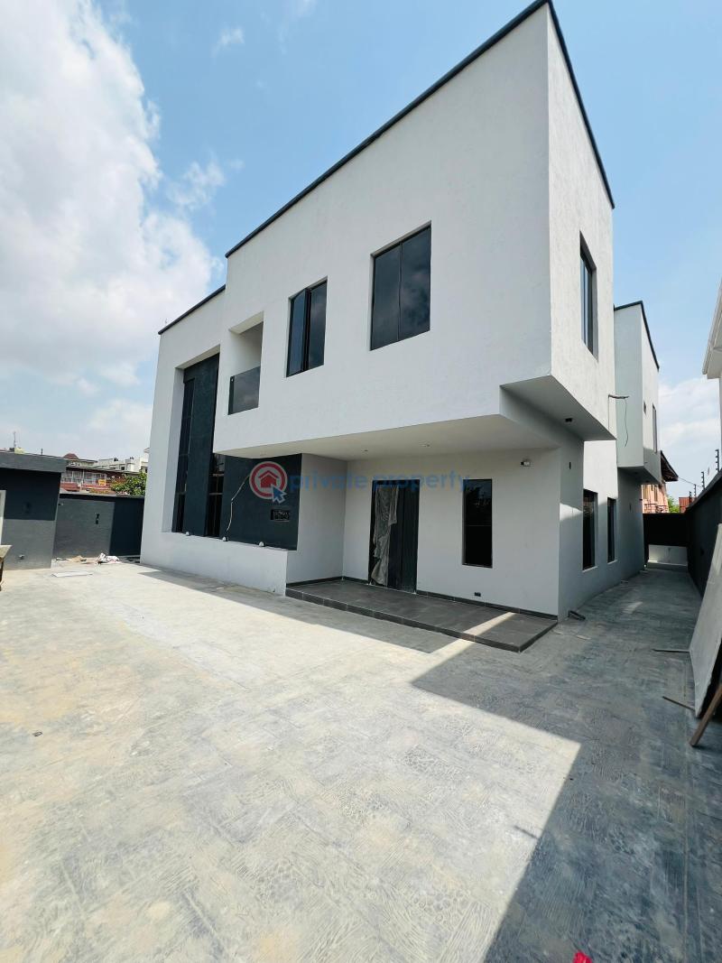 4 bedroom Detached Duplex For Sale Newly Built 4 Bedroom Detached Duplex Plus Bq In A Secured Environment Adeniyi Jones Ikeja Lagos - 1