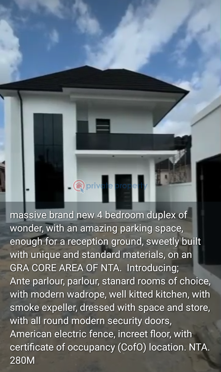 4 bedroom Detached Duplex For Sale Federal Estate Asaba Asaba Delta - 0