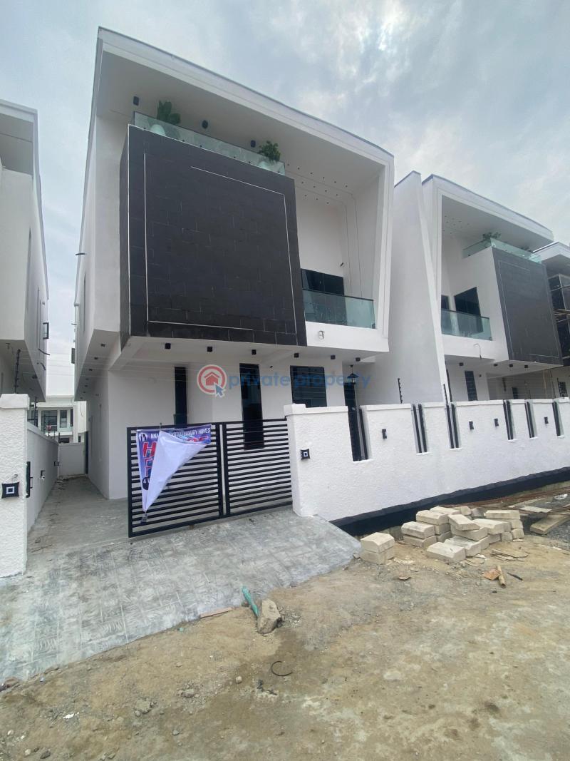 Newly built 4 bedroom  full detached duplex houses - 1 4 bedroom Semi detached Duplex For Sale Ajah Lekki Lagos Ajah Lagos - 1