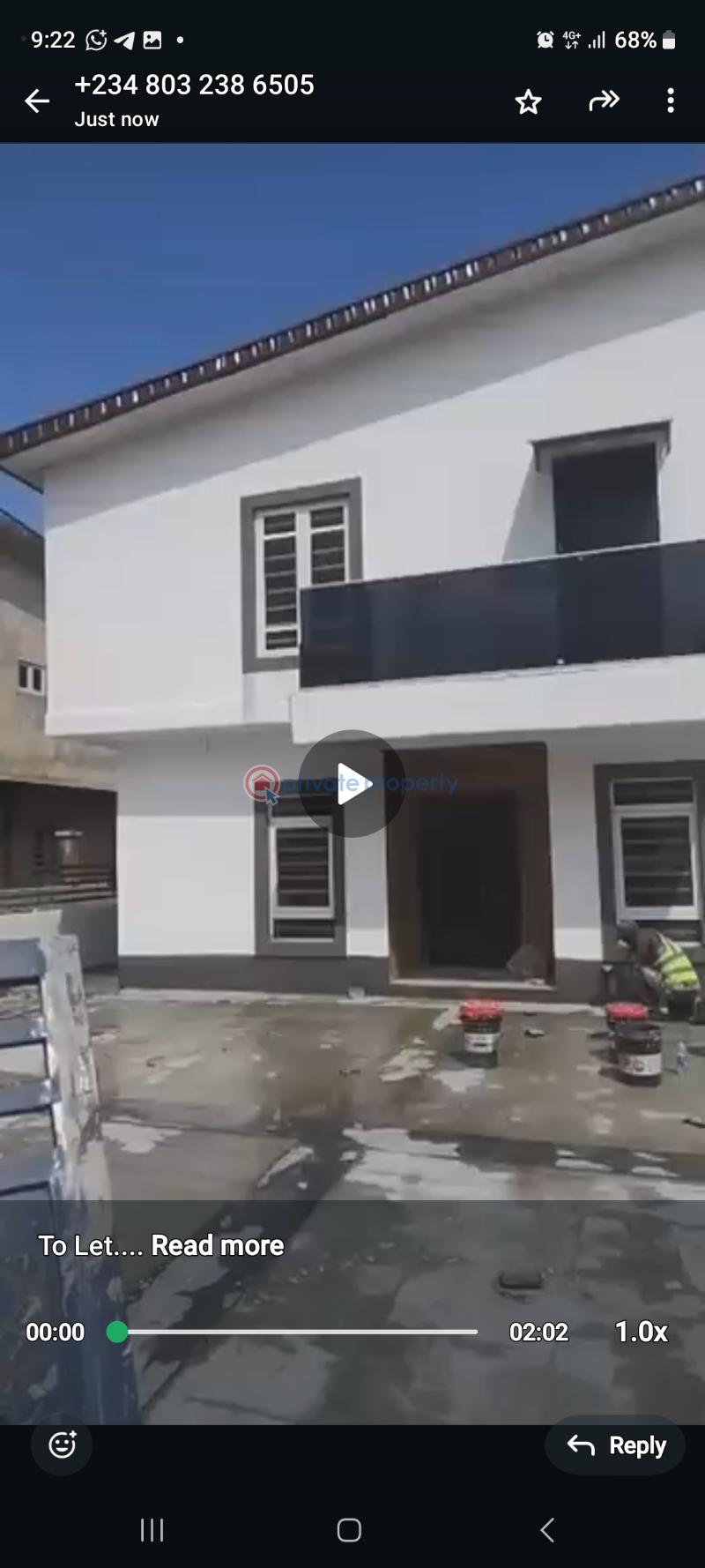 4 bedroom Detached Duplex For Rent Estate Sangotedo Ajah Lagos