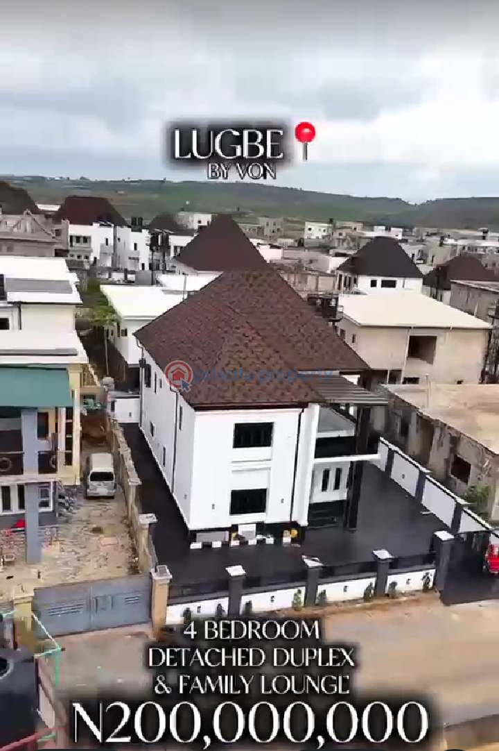 4 bedroom Detached Duplex For Sale Along Voice Of Nigeria Von Lugbe Airport Road Abuja Lugbe Abuja Phase 4  - 6