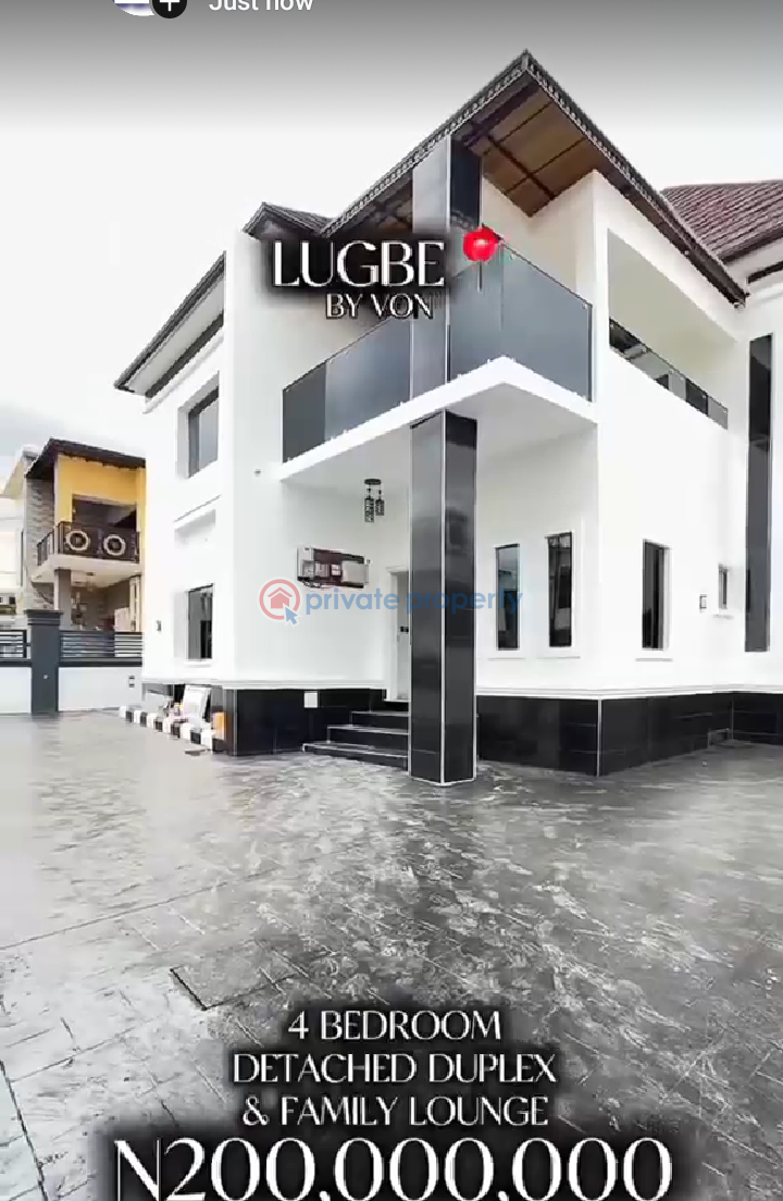 4 bedroom Detached Duplex For Sale Along Voice Of Nigeria Von Lugbe Airport Road Abuja Lugbe Abuja Phase 4  - 0