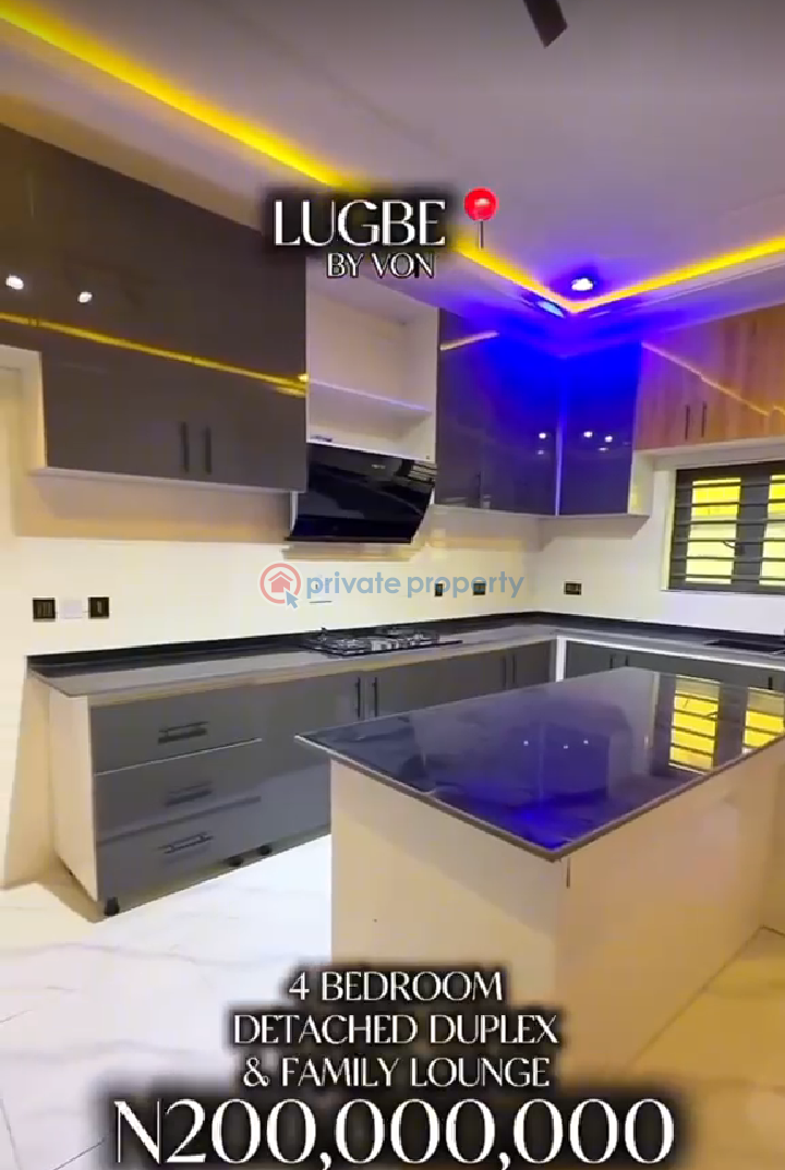 4 bedroom Detached Duplex For Sale Along Voice Of Nigeria Von Lugbe Airport Road Abuja Lugbe Abuja Phase 4  - 4