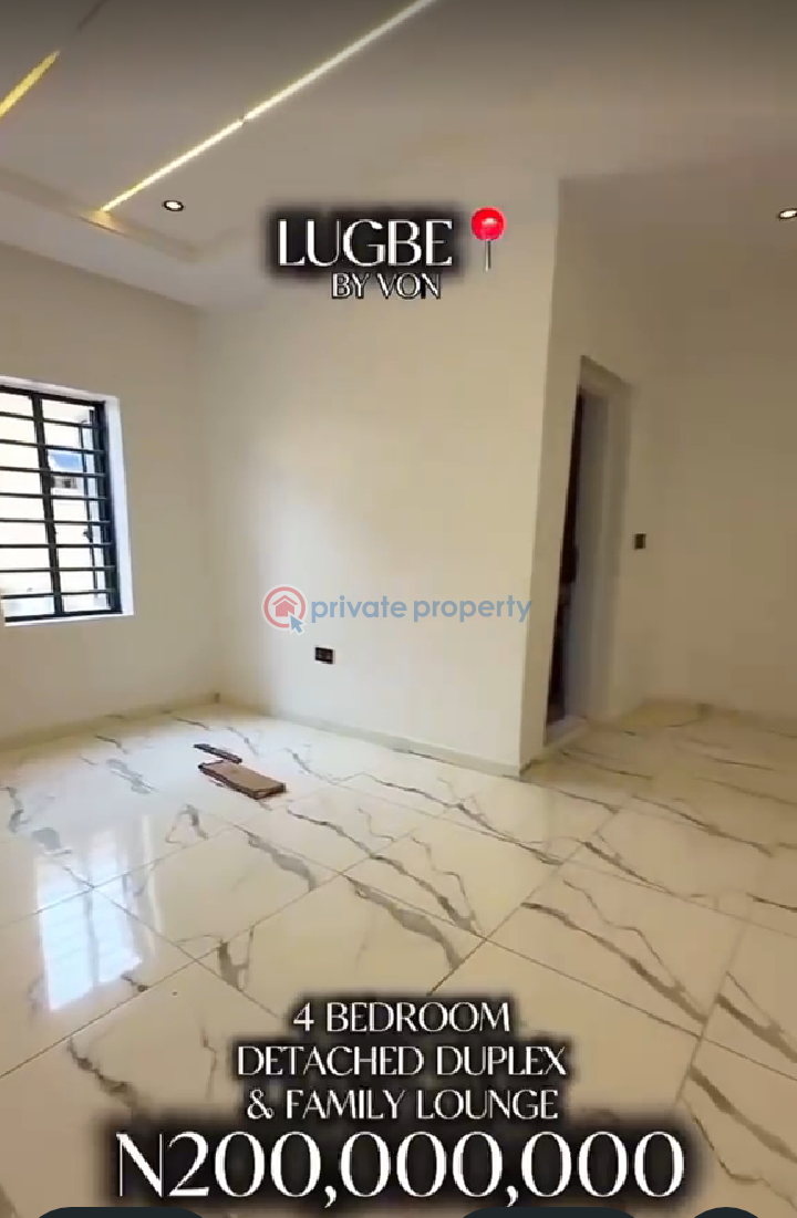 4 bedroom Detached Duplex For Sale Along Voice Of Nigeria Von Lugbe Airport Road Abuja Lugbe Abuja Phase 4  - 1