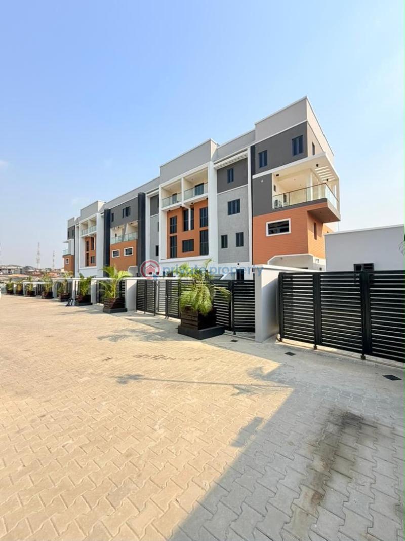 4 bedroom Maisonette For Sale Newly Built 4 Bedroom Masionette With A Room Bq In A Nice Environment Opebi Ikeja Lagos - 0