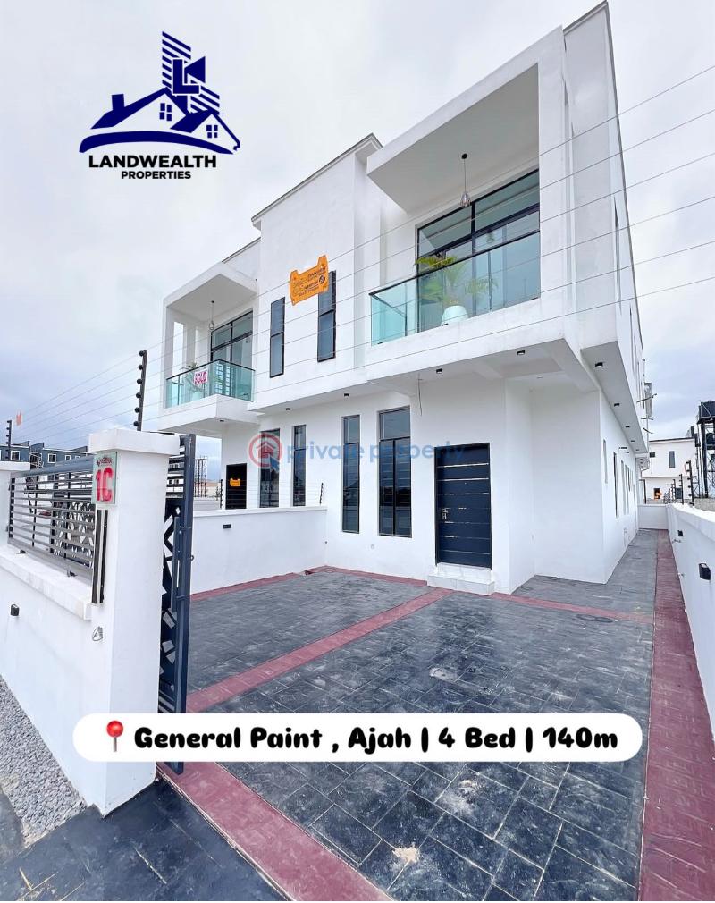 4 bedroom Semi detached Duplex For Sale Secure Estate At Ajah Lekki Ajah Lagos - 9