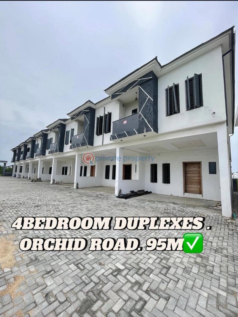 4 bedroom Terraced Duplex For Sale Orchid Road Lekki Lagos - 0