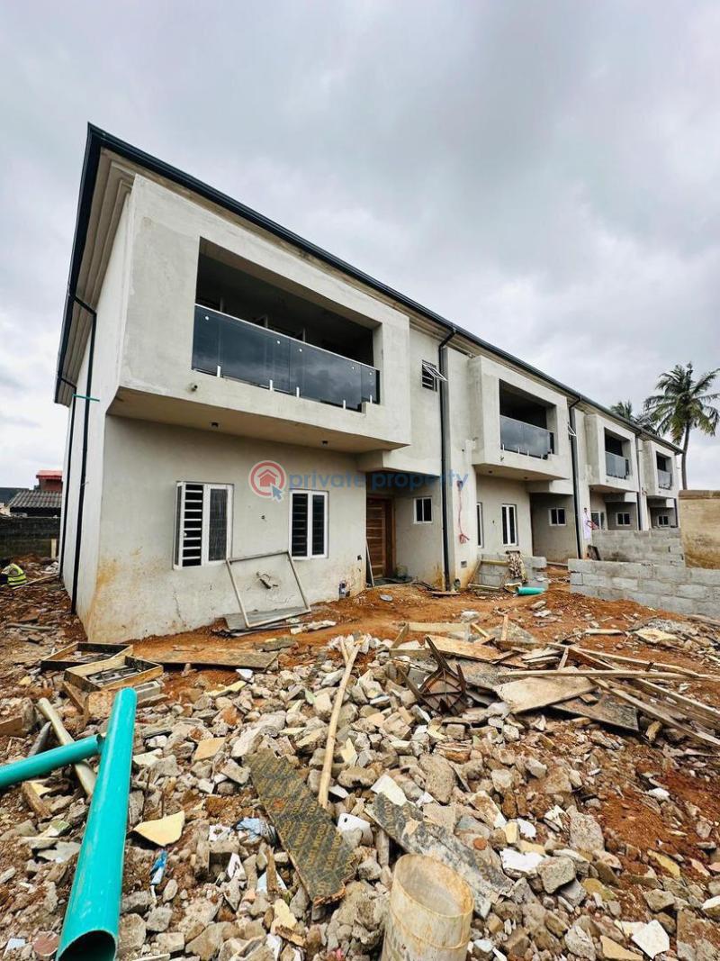 Newly built 4 bedroom terrace duplex with a room bq - 0 4 bedroom Terraced Duplex For Sale Dopemu  Agege Lagos - 0