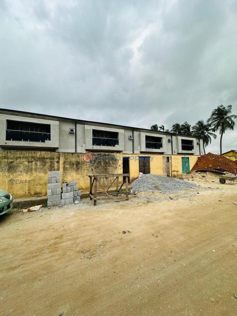 Newly built 4 bedroom terrace duplex with a room bq - 1 4 bedroom Terraced Duplex For Sale Dopemu  Agege Lagos - 1