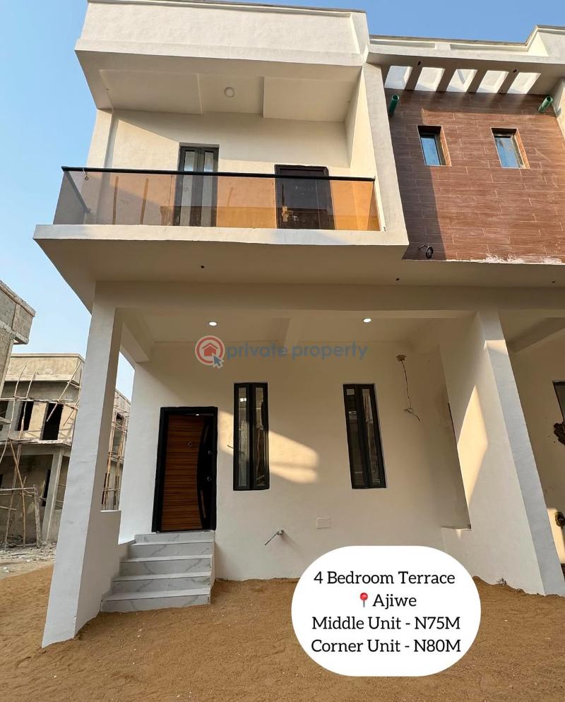 4 bedroom Terraced Duplex For Sale Secure Estate At Ajah Lekki Ajah Lagos - 0