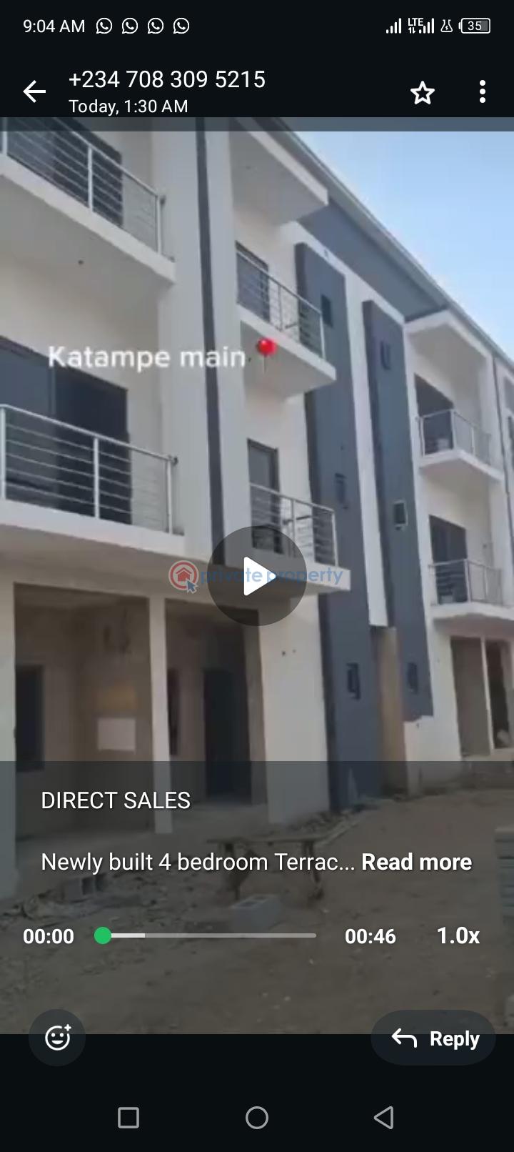 Newly built 4 bedroom terrace for sale - 0 4 bedroom Terrace For Sale Katampe Estate Abuja Katampe Main Abuja Phase 2  - 0